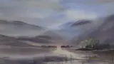 Early Morning, Lakeland by Tony Brummell Smith, Watercolour, sold Nov 2025
