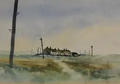 Untitled by Ashley Jackson, watercolor, sold Nov 2025