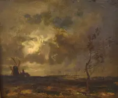 Untitled by Cecil Lawson, 1881, oil on canvas, sold Oct 2025