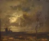 Untitled by Cecil Lawson, 1881, oil on canvas, sold Oct 2025