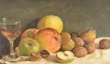 Untitled by E Coulthorne, 1837, oil on board, sold Oct 2025