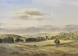 Untitled by Jim Ingham Riley, watercolour, sold Oct 2025