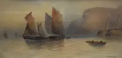 Untitled by John W Matthewman, watercolor, sold Oct 2025