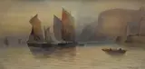 Untitled by John W Matthewman, watercolor, sold Oct 2025