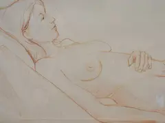Untitled by Gordon Grundy, pencil, sold Oct 2025