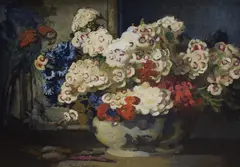 Untitled by George Sheringham, oil on board, sold Aug 2025