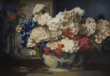Untitled by George Sheringham, oil on board, sold Aug 2025