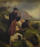 Untitled by G Gordon, oil on canvas, sold Aug 2025