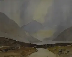 Untitled by Desmond Turner, watercolour, sold Aug 2025
