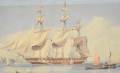 Untitled by Charles W. Fothergill, watercolour, sold Aug 2025