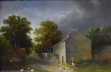 Untitled by Jn Waite, oil on board, sold Jul 2025