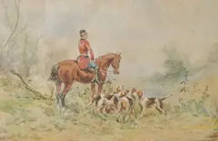 Untitled by S.L Ellis, watercolour, sold Jul 2025