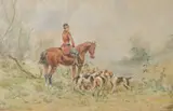 Untitled by S.L Ellis, watercolour, sold Jul 2025