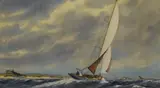 Untitled by Winston Megoram, watercolour, sold Jun 2025