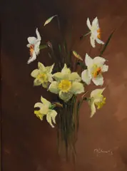 Untitled by Fred McJannet, oil on canvas, sold Jun 2025