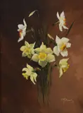 Untitled by Fred McJannet, oil on canvas, sold Jun 2025