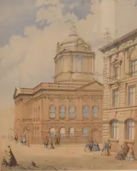 Liverpool Town Hall by William Herdman, watercolour, sold Jun 2025