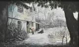 Calling at Jackdaw Cottage by Stephen J. Darbishire, oil on board, sold May 2025
