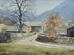 Untitled by Marion Bradley, oil on board, sold May 2025