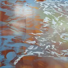 Sandstone & Sea by Jenny Cowern, 1999, oil, sold May 2025