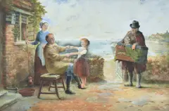 Untitled by Frederick Daniel Hardy, 1892, watercolour, sold May 2025