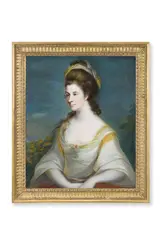 Portrait of sophia dashwood by Thomas Hickey, Oil on canvas, sold Nov 2025