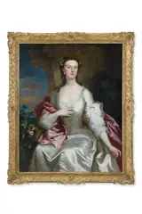 Portrait of a lady by John Vanderbank, 1739, Oil on canvas, sold Nov 2025