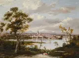 Untitled by Charlotte Nasmyth, Oil on panel, sold Nov 2025