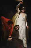 Gil blas binding dame leonarda by John Opie, Oil on canvas, sold Nov 2025
