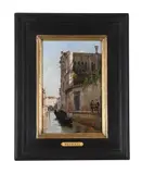 Palazzo contarini by Antoinetta Brandeis, Oil on panel, sold Nov 2025