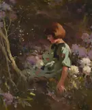 Bloom by Lancelot Percival Roberts, Oil on canvas, sold Nov 2025
