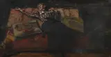 Woman reclining by Albert von Keller, Oil on canvas, sold Nov 2025