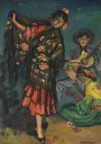 Gypsy dancer, granada: danza flamenca by George Owen Wynne Apperley, 1919, Oil on canvas, sold Nov 2025