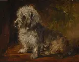 A dandie terrier by Robert Alexander, Oil on panel, sold Nov 2025