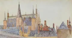 Untitled by Charles Green, Pencil, watercolour and bodycolour, sold Nov 2025