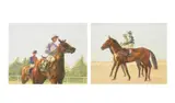 Untitled by Alan Brassington, Watercolour, a matched pair The first signed and dated '01', sold Nov 2025
