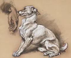 Untitled by Briton Rivière, lithograph, sold Nov 2025