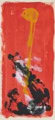 Abstract composition by Ross Hickling, Mixed media, sold Oct 2025