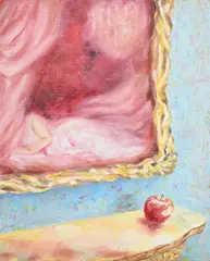 Bad apple by Xu Yang, Oil on canvas, sold Oct 2025