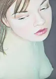 In my head #3 by Ellie Howitt, 2004, Mixed media on card laid to board, sold Oct 2025