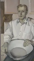 Portrait of simon polli by Alison Watt, Oil on canvas, sold Oct 2025