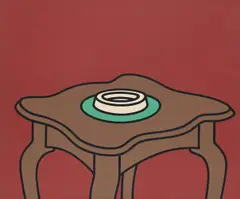 Occasional table by Patrick Caulfield, Screenprint, sold Oct 2025