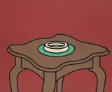 Occasional table by Patrick Caulfield, Screenprint, sold Oct 2025