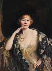 Portrait of mrs harold nickols by Philip de László, 1920, Oil on canvas, sold Oct 2025