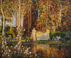 Untitled by Thomas Edwin Mostyn, 1917, Oil on canvas, sold Oct 2025