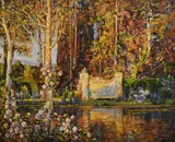 Untitled by Thomas Edwin Mostyn, 1917, Oil on canvas, sold Oct 2025