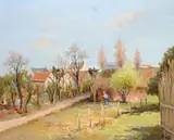 Verger en ile de france by Marcel Dyf, 1976, Oil on canvas, sold Oct 2025