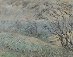 The rainstorm by Elinor Bellingham-Smith, Oil on canvas, sold Oct 2025