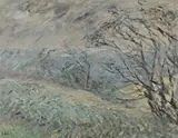 The rainstorm by Elinor Bellingham-Smith, Oil on canvas, sold Oct 2025