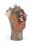 Self-portrait by Paolo Staccioli, 2017, sculpture, sold Oct 2025